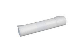 Abfallsack 33 Liter, HDPE weiss-transparent