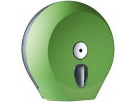 WC-Papierspender Colored, grün, 270 x 128 x 273 mm, für Midi-Rollen