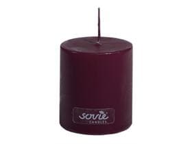 Stumpenkerzen, Ø 50 mm x 60 mm, bordeaux