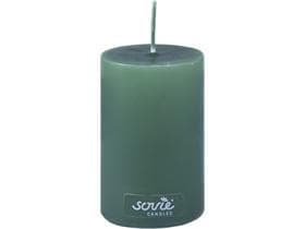Stumpenkerzen, Ø 70 mm x 100 mm, dunkelgrün