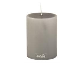 Stumpenkerzen, Ø 70 mm x 100 mm, braun