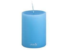 Stumpenkerzen, Ø 70 mm x 100 mm, aquablau