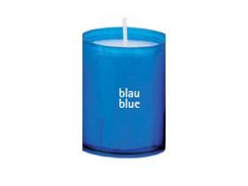 Refill Cups, 63 mm, Brenndauer 24 Std, blau