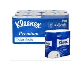 WC-Papier Kleenex Premium 4-lagig weiss, 160 Coupon 9.8 x 12 cm