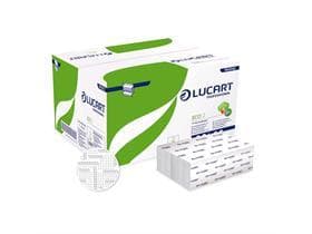 Falthandtücher Eco Z, Öko-weiss, 2-lagig, hochweiss, Z-Falz, 22.5 x 24cm,