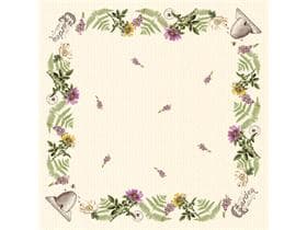 Tischdecken Airlaid, 80 x 80 cm, 1/8 Falz, Bee-Keeping