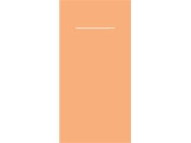 Besteckserviette Airlaid, 40 x 40 cm, 1/8 Falz, aprikot