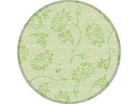 Dessous de verre Tissue 9-lg, ø 90 mm, "LISBOA" vert roseau