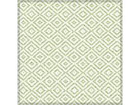 Dessous de verre en tissu 9 plis, 95x95 mm, vert « LAGOS »