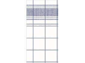 Besteckserviette Airlaid, 40 x 40 cm, 1/8 Falz, "NADEEM" blau