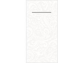 Besteckserviette Airlaid, 40 x 40 cm, 1/8 Falz, "LIAS" weiss