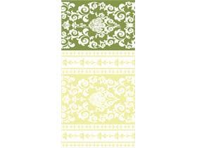 Besteckserviette Airlaid, 40 x 40 cm, 1/8 Falz, "PASCAL" lindgrün