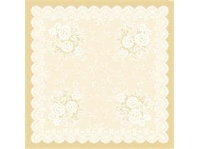 Tischdecken Airlaid, 80 x 80 cm, 1/8 Falz, "FRANZISKA" beige