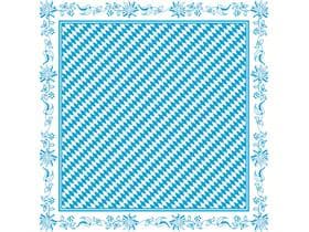 Tischdecken Airlaid, 80 x 80 cm, 1/8 Falz, "BAYERN" Rauten