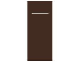 Besteckserviette Airlaid, 40 x 33 cm, 1/8 Falz, braun