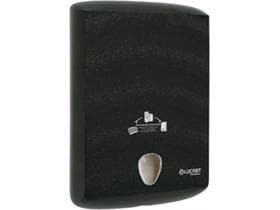 Falthandtuchspender EcoNatural schwarz für Papierhandtücher, hergestellt aus