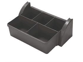 Ablageschale breit mit Facheinteilung, graphit