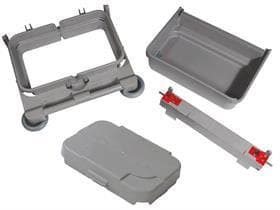 Set NKA-101: Abfalleinheit-Anbausatz 120 / 2 x 70-Liter