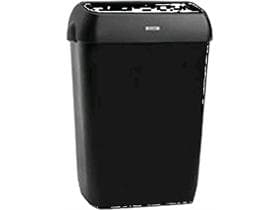 Abfallbehälter Katrin 50 Lt., Kunststoff schwarz, 575 x 420 x 280 mm,