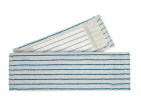 Micro-Borstenmopp weiss/blau Tasche 40 cm, mit eingearbeiteten