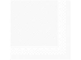 Servietten Tissue-Deluxe-Light, 40x40cm 1/4 Falz, weiss, unbedruckt