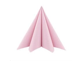Servietten Softpoint, 40 x 40 cm 1/4 Falz, altrosa, unbedruckt