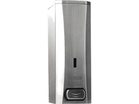 Schaumseifenspender Katrin, aus Edel- stahl, verschliessbar, 124 x 100 x 275,