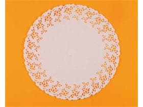 Tortenspitzen "Harmony" ø 10 cm rund, weiss, fettdicht