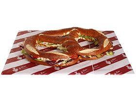 Brezelbrett aus Wellkarton, 530x 650 mm, feste Qualität 3.1 BC (braun/braun)