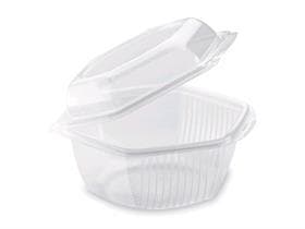 Haushaltsbox "ALPHATOP" 500 ml 6-eckig aus Kunststoff PP, transparent,