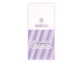 Bestecktasche mit Werbedruck 40 x40 cm, 1/8 Falz, Airlaid 65 g/m2