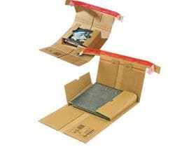 Versandverpackung Colompac braun Innenmass 325 x 260 x -92 mm, mit