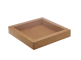 Fensterbox Nr. 10, Kraft 100x100/19mm, aufgerichtet geliefert