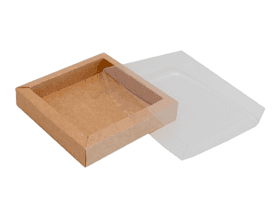 Fensterbox Nr. 14, Kraft 110x110/24mm, aufgerichtet geliefert