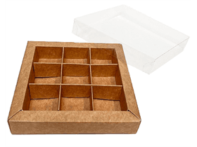 Fensterbox Nr. 14, Kraft 110/110/24mm, aufgerichtet geliefert