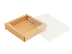 Fensterbox Nr. 18, Kraft 112/112/29mm, aufgerichtet geliefert