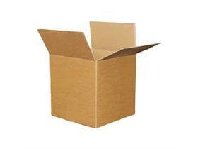 Faltschachtel 1-wellig, braun/braun, Aussenmass 400 x 400 x 400 mm