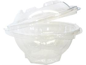 Salatschale "SEKIPACK" 500 ml rund aus Kunststoff PET, transparent,