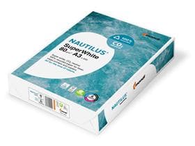 Kopierpapier Nautilus, A3, 80 gm2 100% Recycling, hochweiss (Superwhite),