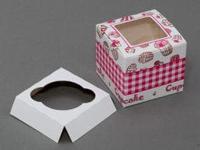 Cupcakes 90 x 90 x 80 mm, inklusive Einlage für 1 Cupcake