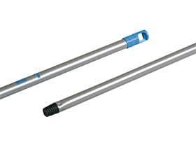 Alu-Besenstiel Clip blau, 150 cm