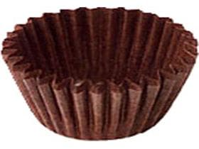 Gebäckkapseln "Zulu" Boden ø 29 mm rund, Höhe 16 mm, aus Pergamin braun