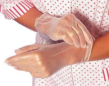 Handschuhe Vinyl "Eco-Plus", Grösse S, weiss, gepudert, AQL 1.5, geeignet für