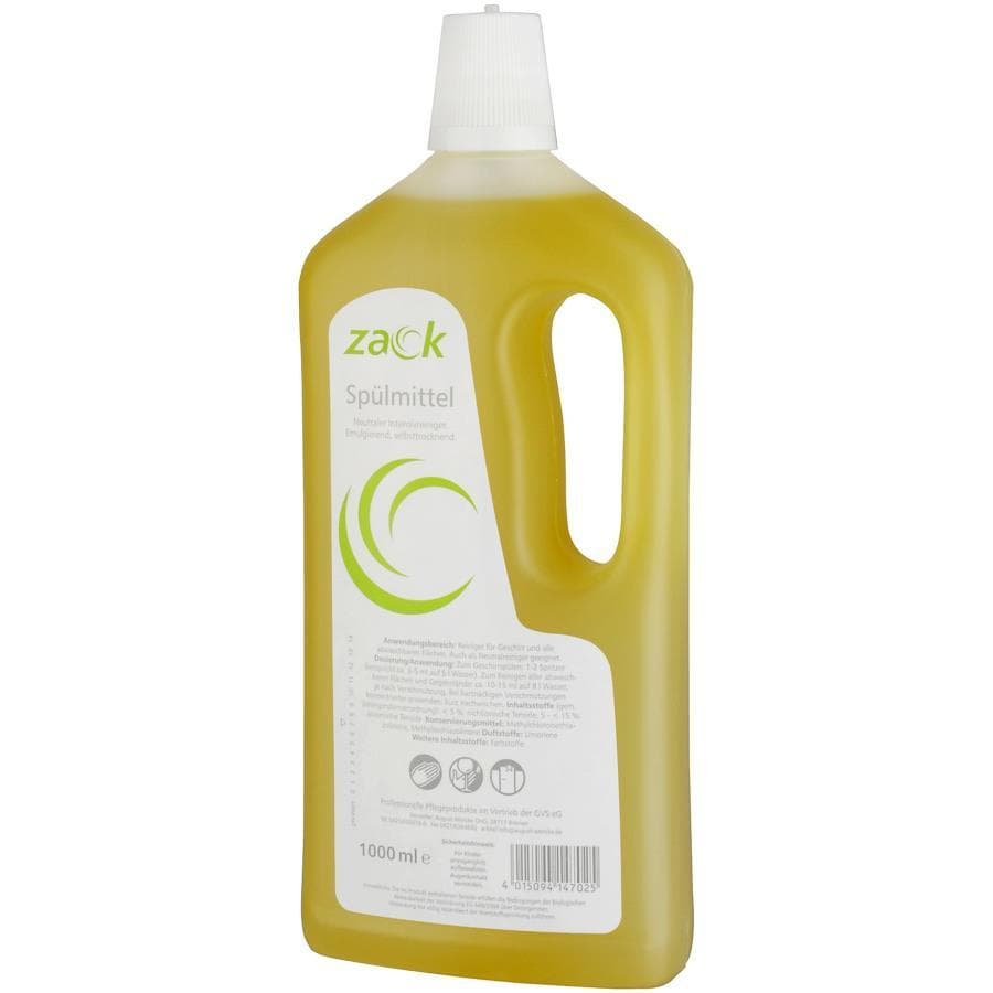 Handspülmittel ZACK Zitro, 1L-Flasche, neutraler Intensivreiniger, emulgierend