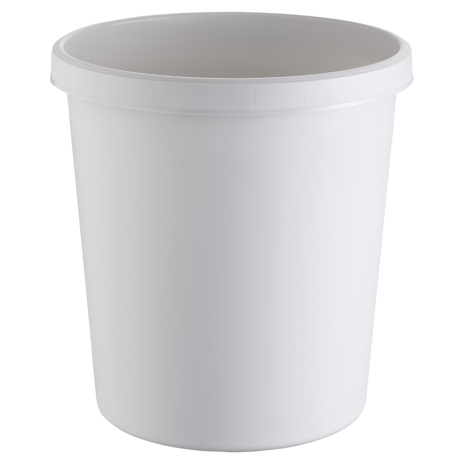 Abfalleimer Helit, mittelgrau 18 Liter, oberer ø 310 mm, Höhe 320 mm