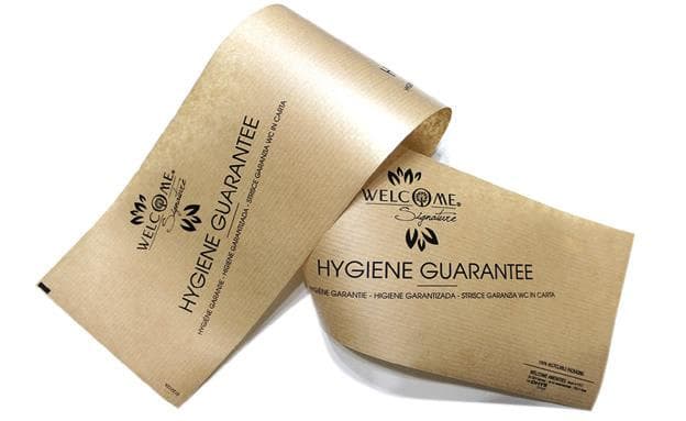 Welcome Sanitary strip, Hygienesiegel