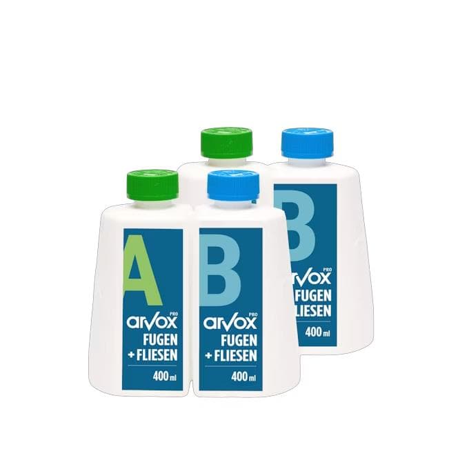 Arvox Pro Fuge + Fliesen 2 x Nachfüllset (4 x 0.4 Liter)