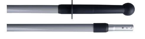 Alustiel 180 cm , mit 3-fach Lochung «Premium» Griff: Polypropylen schwarz