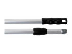 Hygiene Aluminiumstiel 84-145 cm mit Griff, ø 25 mm, mit DIN Gewinde