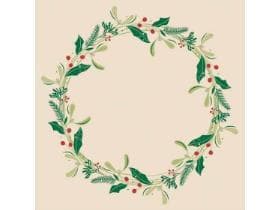 Servietten Airlaid, 40 x 40 cm, 1/4 Falz, "Isabell pebble stone"